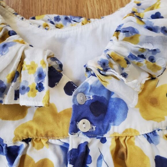 PALOMA DE LA O | Girl's Ruffle Collar Floral Dress - [size 24 months] - Picture 6 of 8